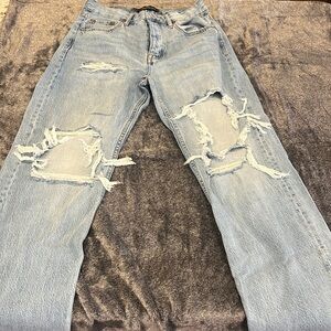 Aeropostale ripped 90's baggy jeans